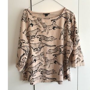 H&M Leopard print shirt